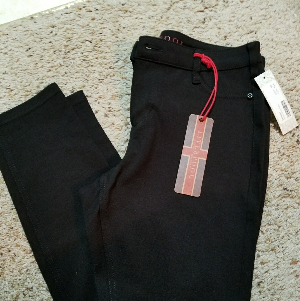 Liverpool black Madonna leggings size 10